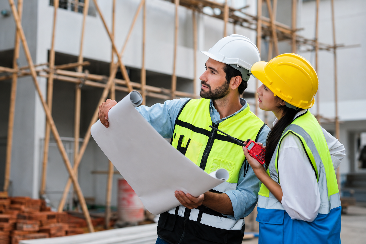 SSOS safety consultant working on site